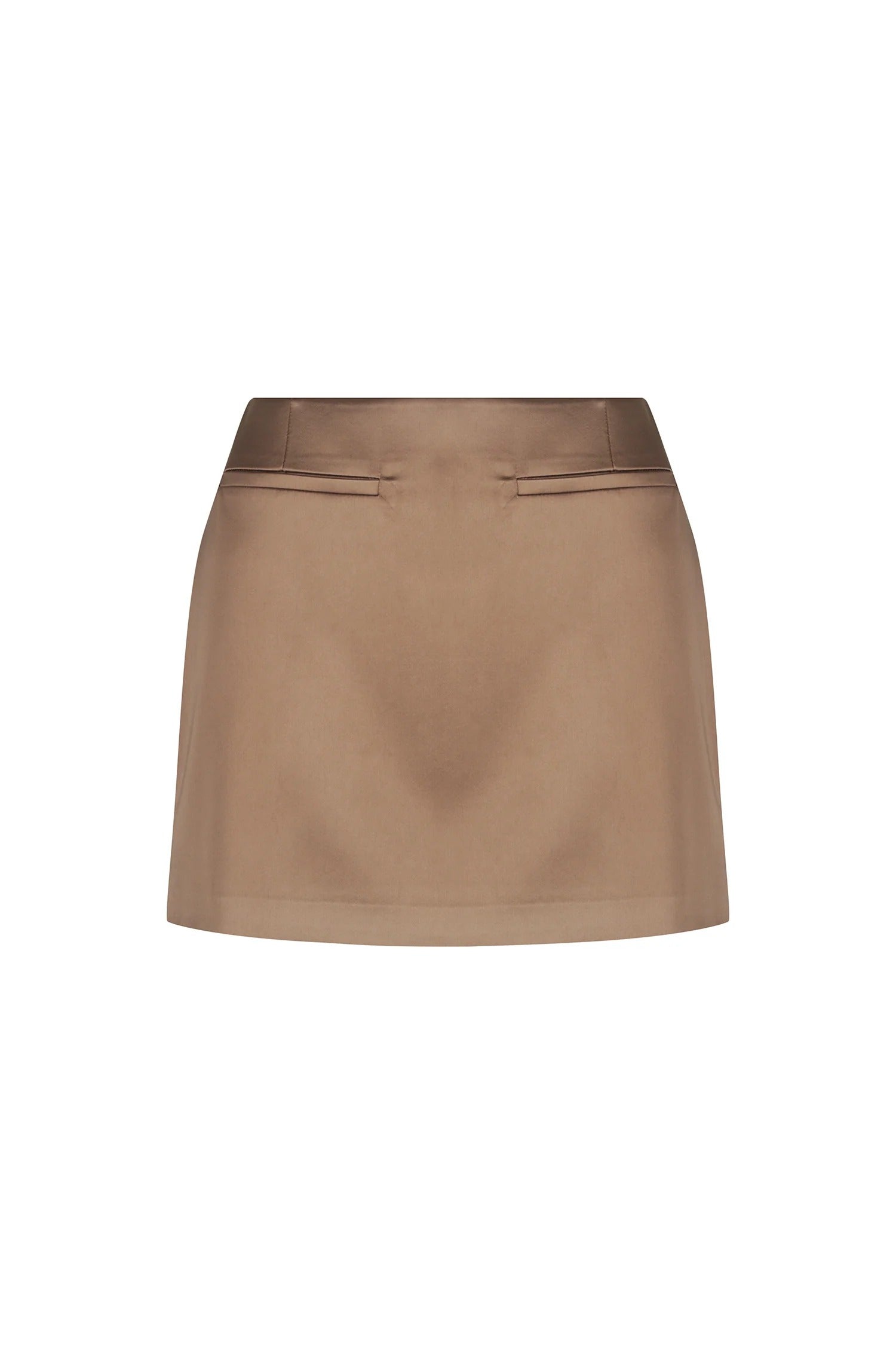 Bridget Micro Mini Skirt // Ash Brown