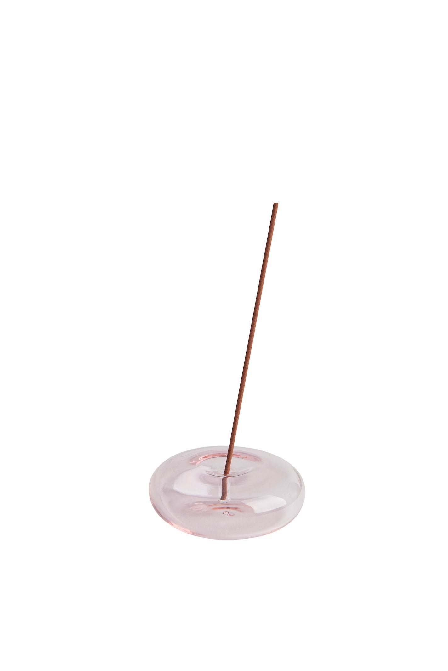 Glass Vessel Incense Holder // Pink