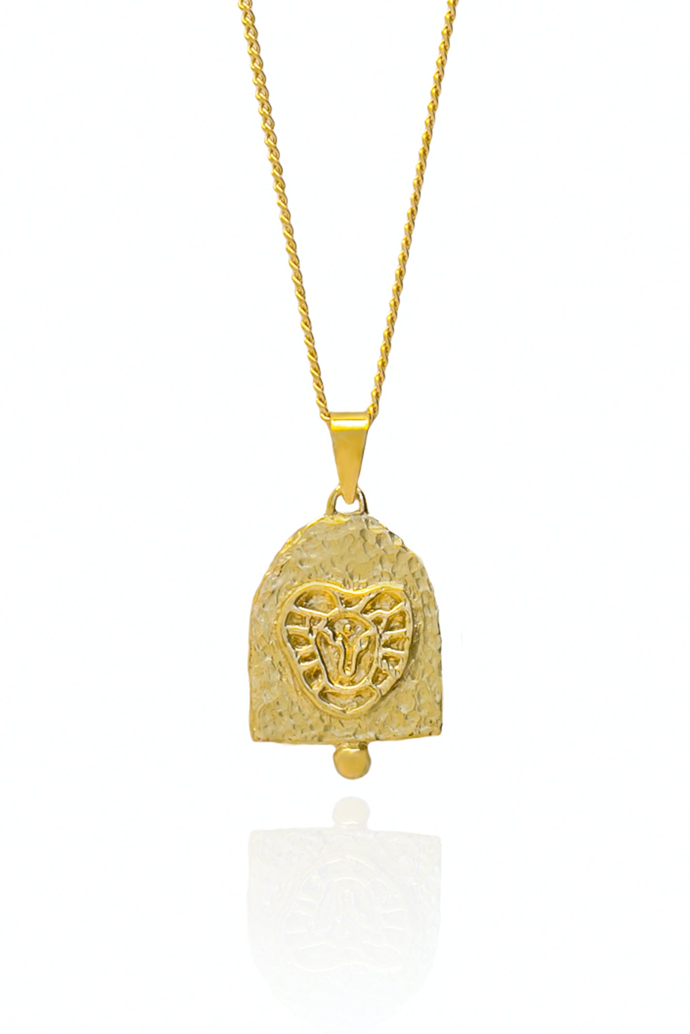 Leo Zodiac Necklace // Gold