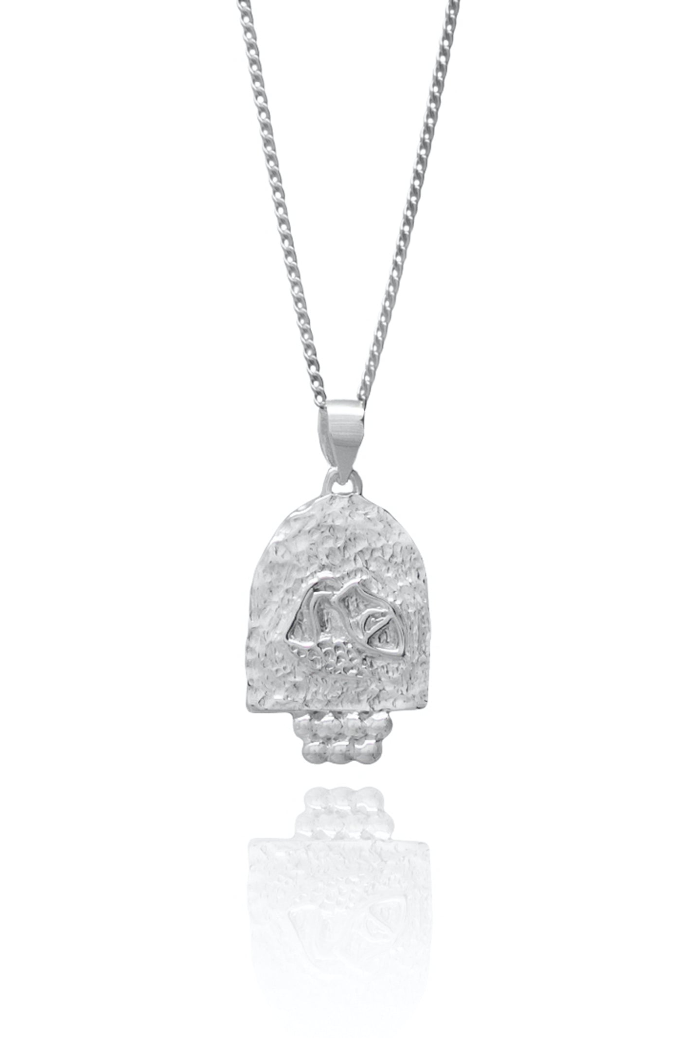 Aquarius Zodiac Pendant // Silver