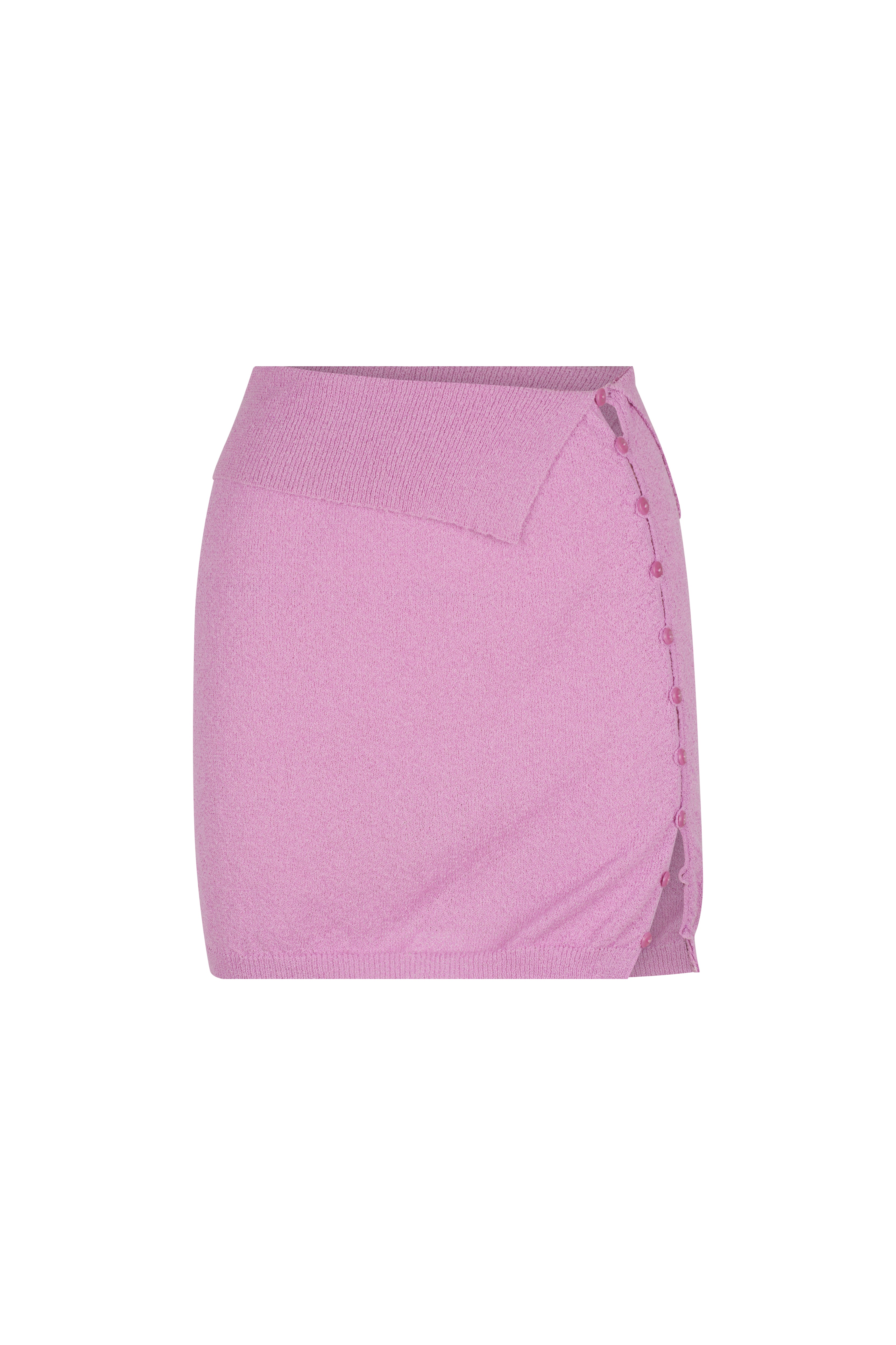 Minogue Knit Mini Skirt // Lilac