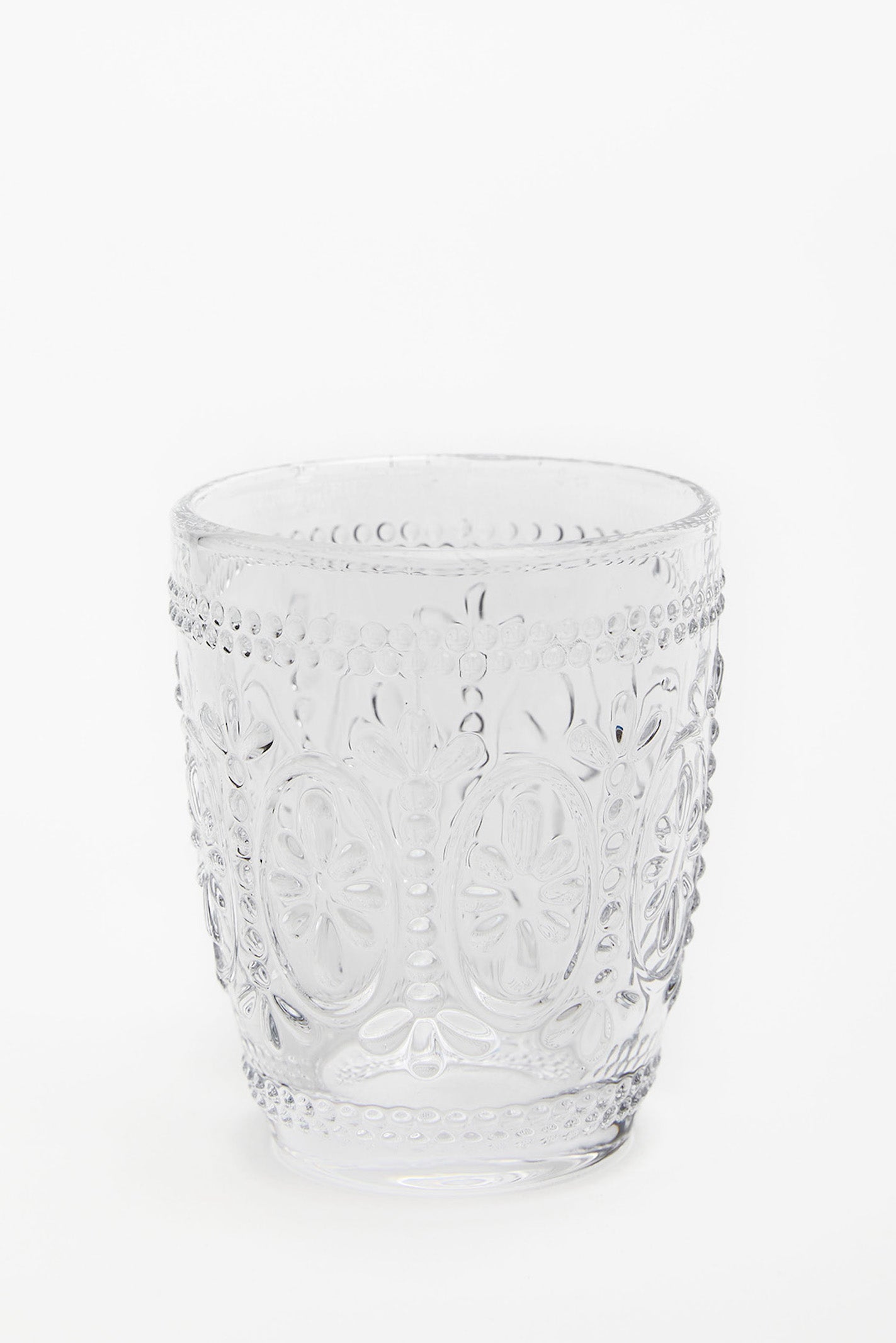 Tumbler Glass Set of 4 // Clear